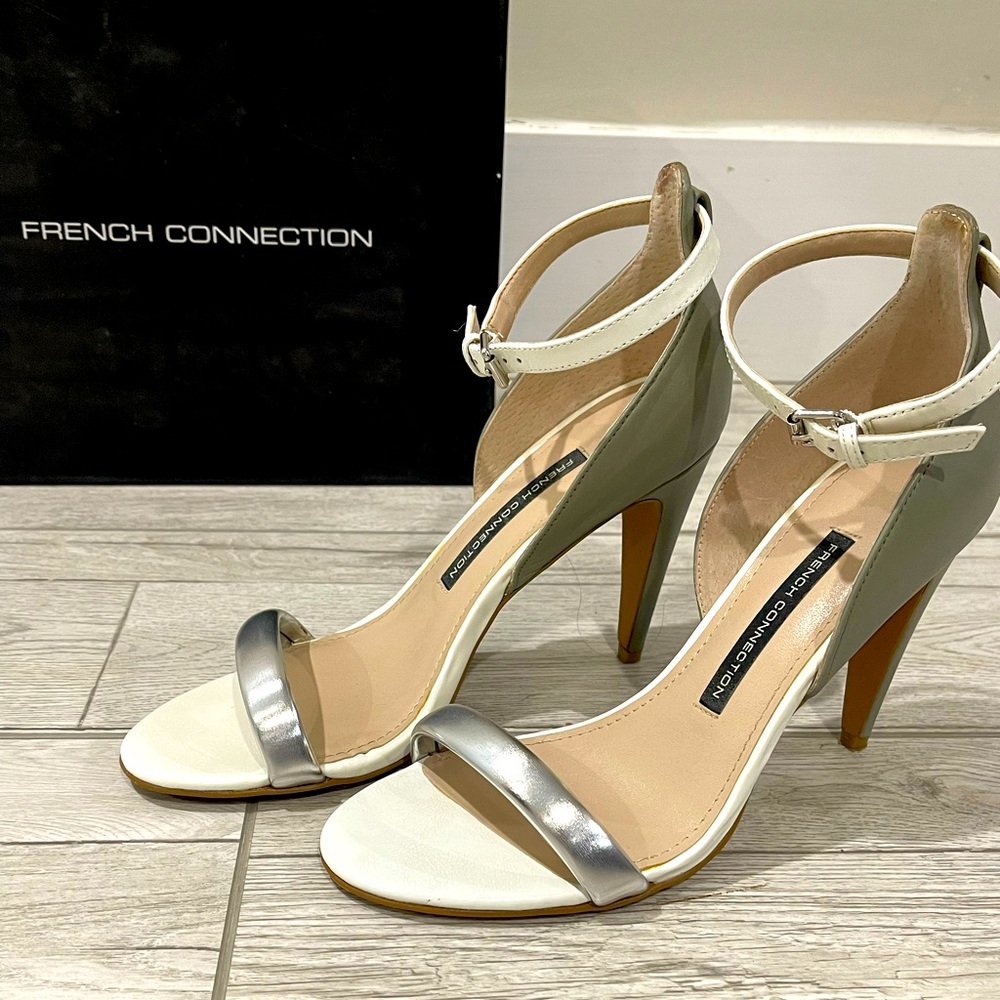 French Connection Nanette Ankle Strap Heels